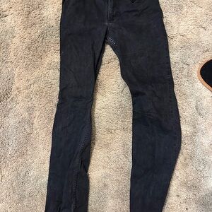 Black Wrangler Bootcut Jeans